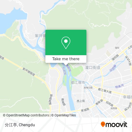 分江亭 map