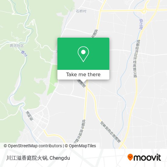 川江滋香庭院火锅 map