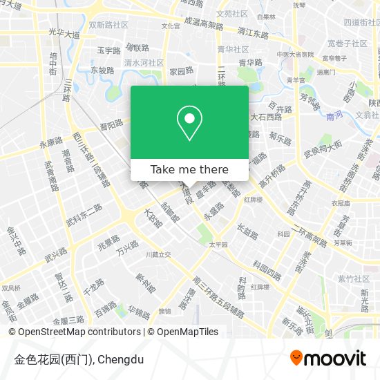 金色花园(西门) map