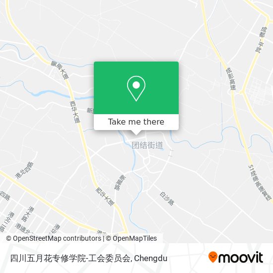 四川五月花专修学院-工会委员会 map