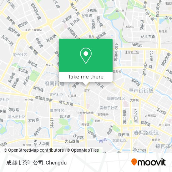 成都市茶叶公司 map