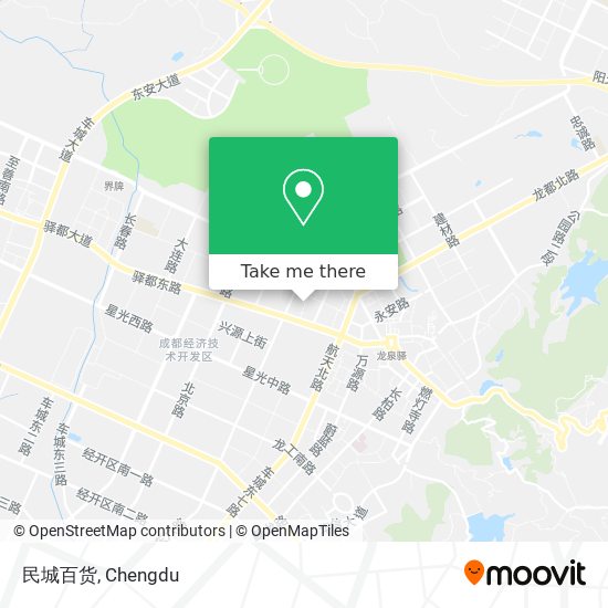 民城百货 map