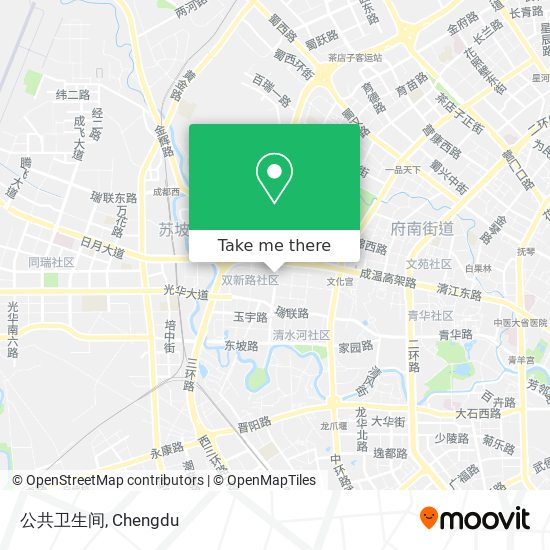 公共卫生间 map