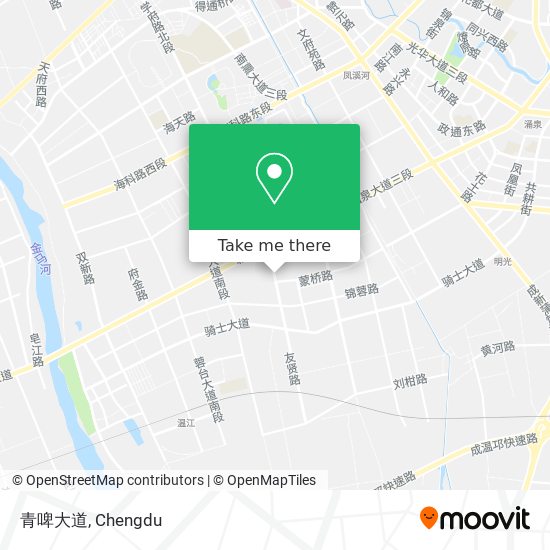 青啤大道 map