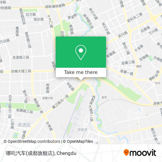 哪吒汽车(成都旗舰店) map
