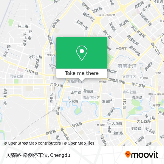 贝森路-路侧停车位 map