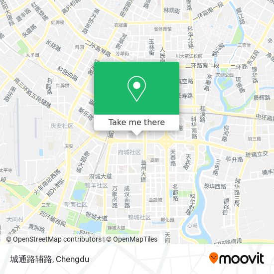 城通路辅路 map