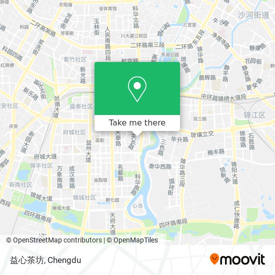 益心茶坊 map