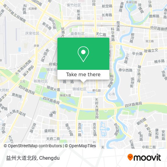 益州大道北段 map