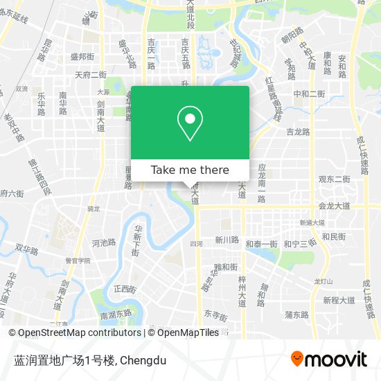 蓝润置地广场1号楼 map