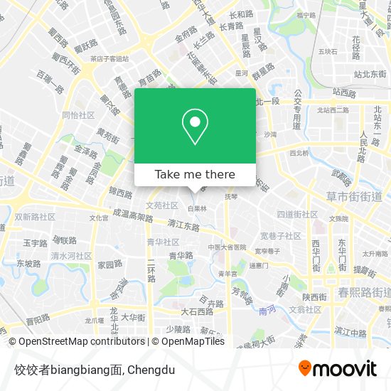饺饺者biangbiang面 map