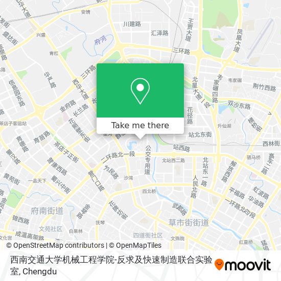 西南交通大学机械工程学院-反求及快速制造联合实验室 map
