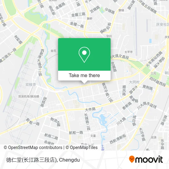德仁堂(长江路三段店) map
