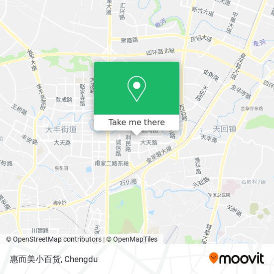 惠而美小百货 map