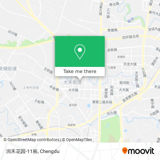 润禾花园-11栋 map