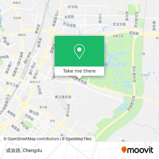 成渝路 map