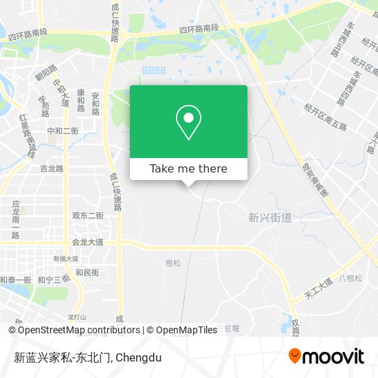 新蓝兴家私-东北门 map