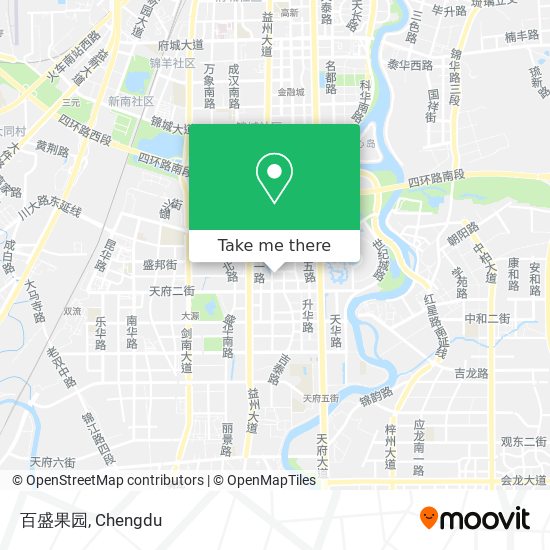 百盛果园 map