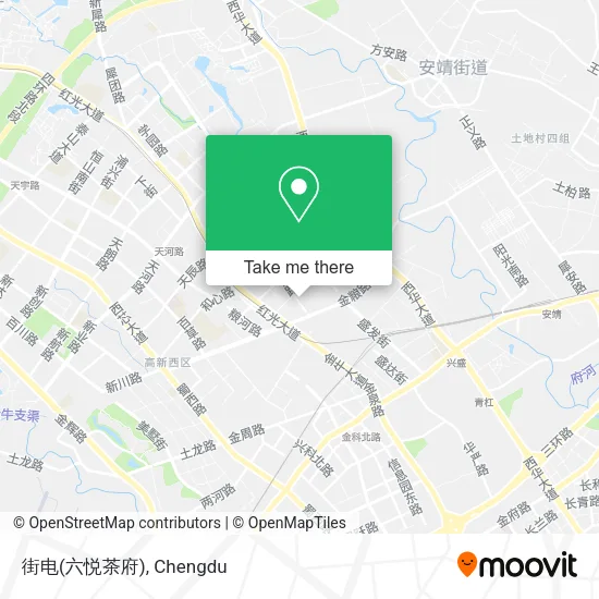 街电(六悦茶府) map