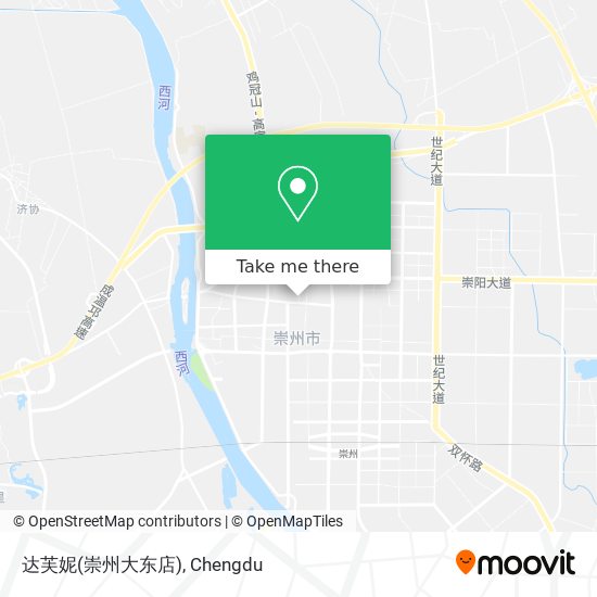 达芙妮(崇州大东店) map