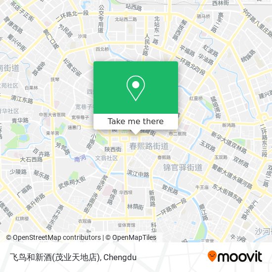 飞鸟和新酒(茂业天地店) map