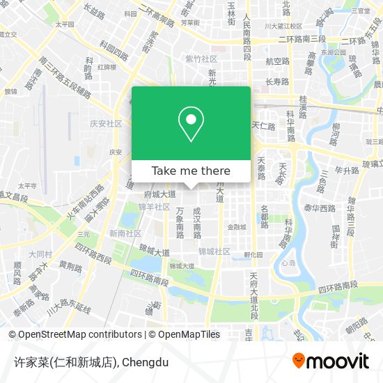 许家菜(仁和新城店) map