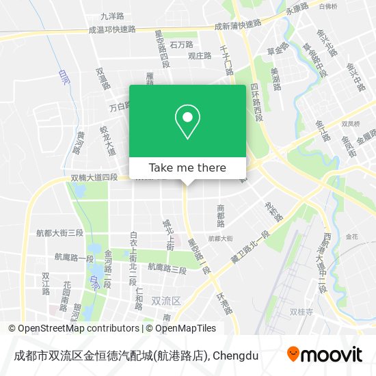 成都市双流区金恒德汽配城(航港路店) map