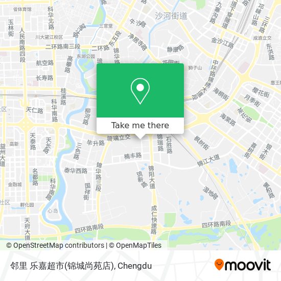 邻里 乐嘉超市(锦城尚苑店) map
