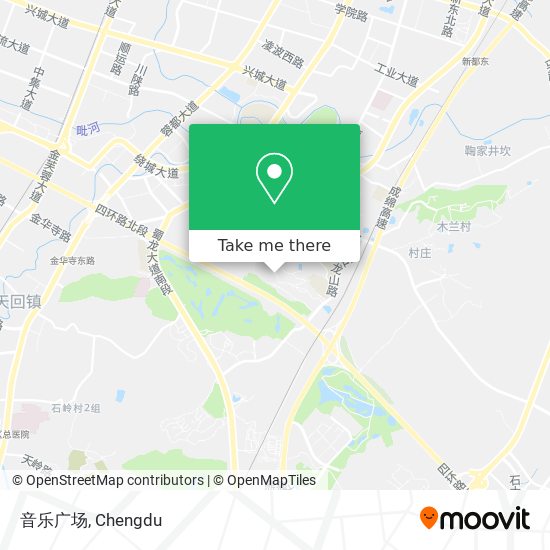 音乐广场 map