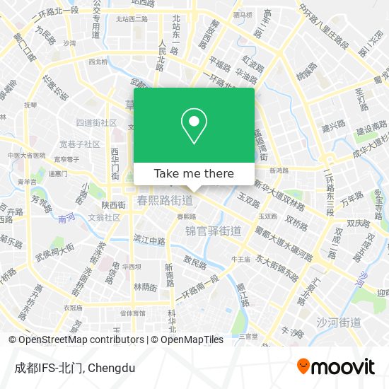成都IFS-北门 map