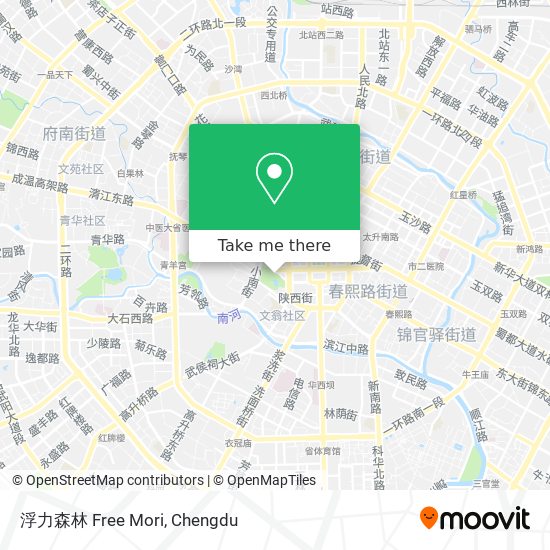 浮力森林 Free Mori map
