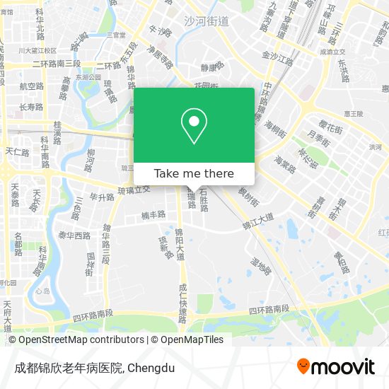 成都锦欣老年病医院 map