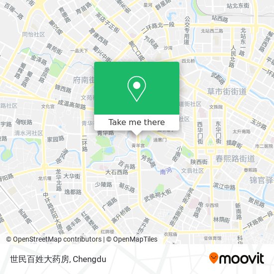 世民百姓大药房 map