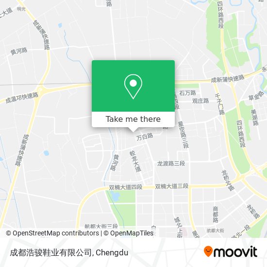 成都浩骏鞋业有限公司 map