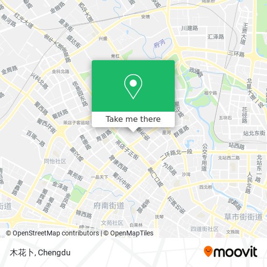 木花卜 map