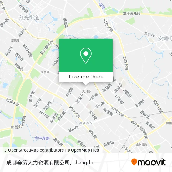成都会策人力资源有限公司 map