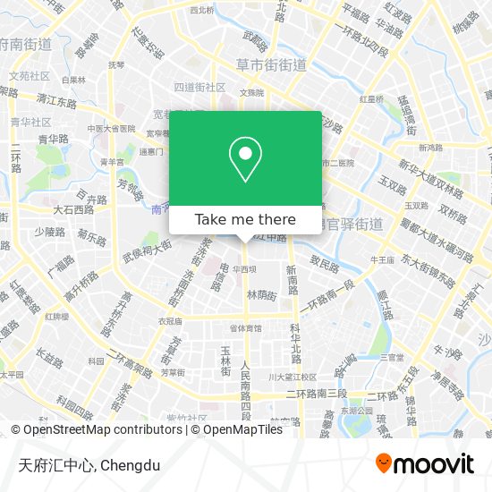 天府汇中心 map