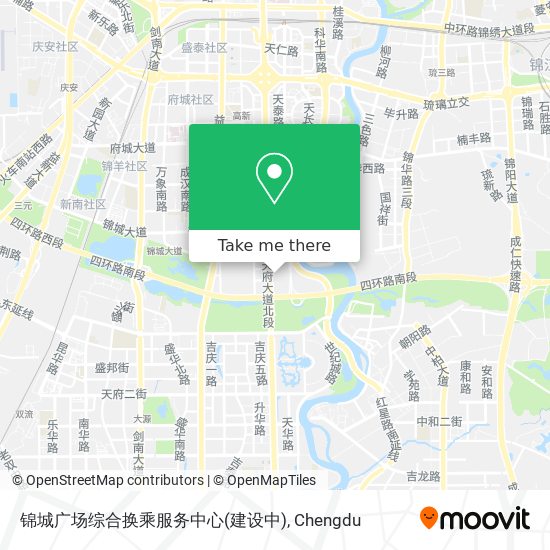 锦城广场综合换乘服务中心(建设中) map