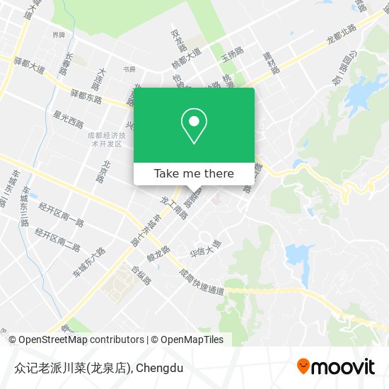 众记老派川菜(龙泉店) map