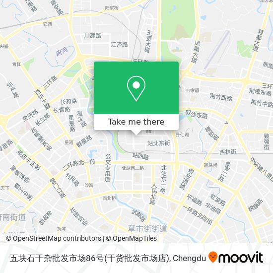 五块石干杂批发市场86号(干货批发市场店) map