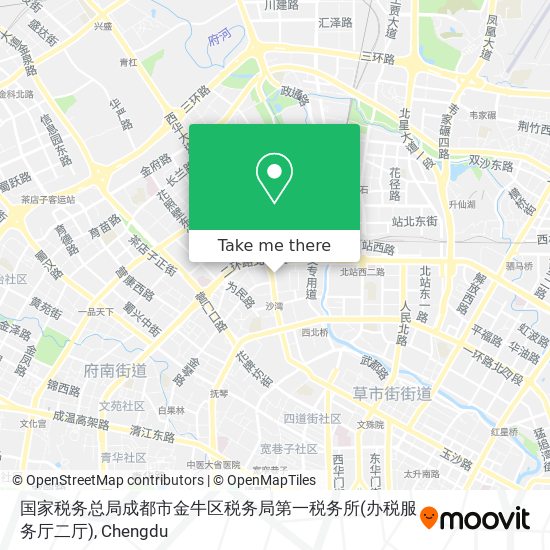 国家税务总局成都市金牛区税务局第一税务所(办税服务厅二厅) map
