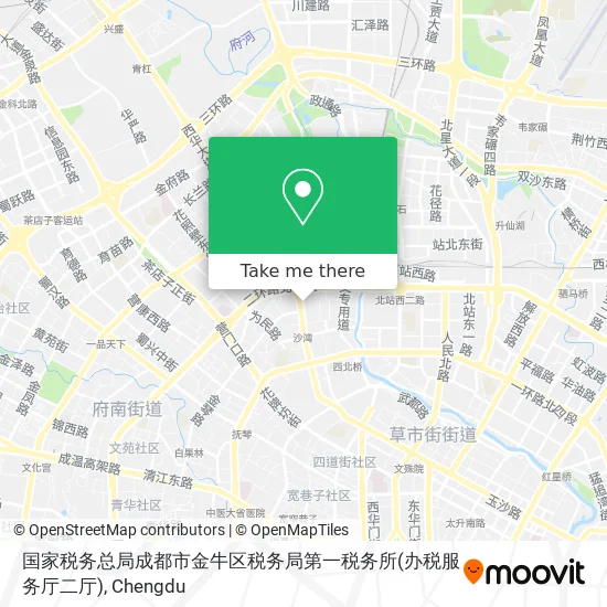 国家税务总局成都市金牛区税务局第一税务所(办税服务厅二厅) map