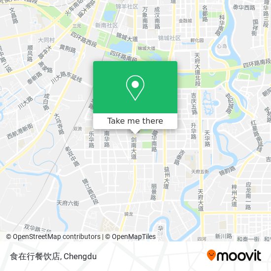 食在行餐饮店 map