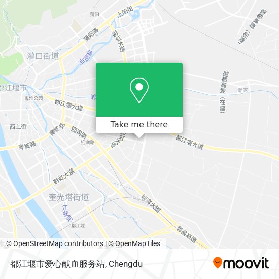 都江堰市爱心献血服务站 map