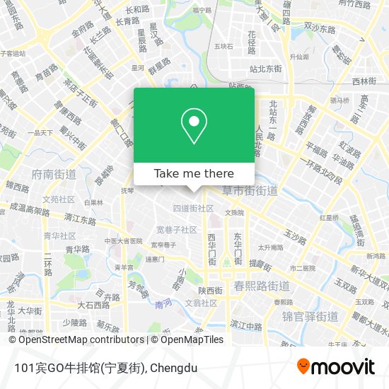101宾GO牛排馆(宁夏街) map