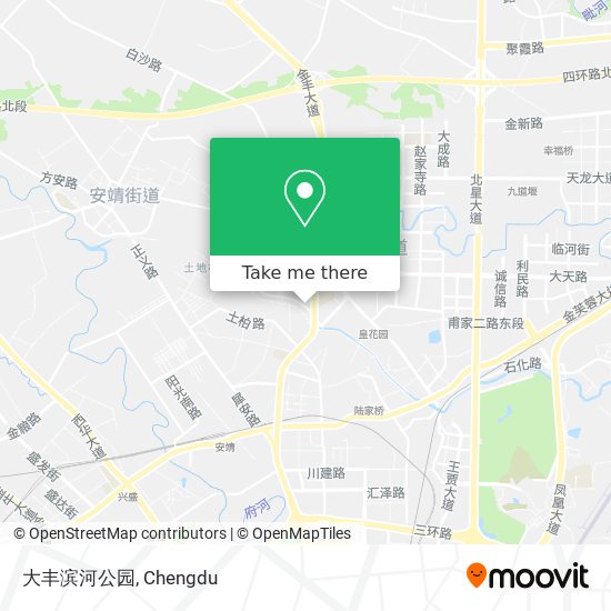 大丰滨河公园 map