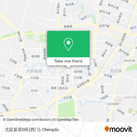 北廷新居D区(西门) map