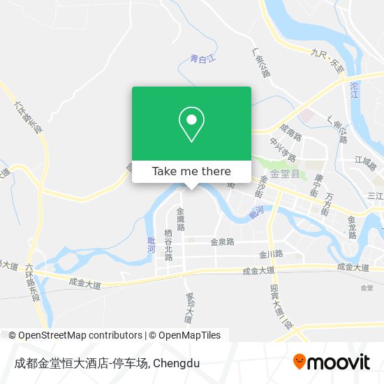 成都金堂恒大酒店-停车场 map