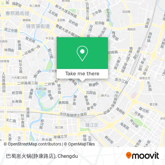 巴蜀崽火锅(静康路店) map