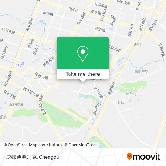 成都通源别克 map